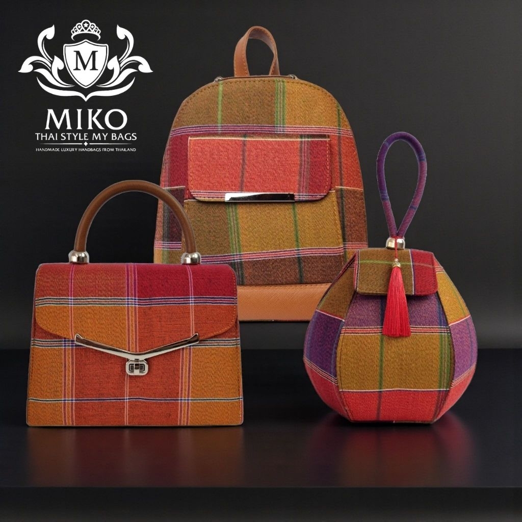 Miko กระเป๋าผ้าขาวม้า ผ้าโสร่ง คอลเลคชั่นอีสานอินเตอร์