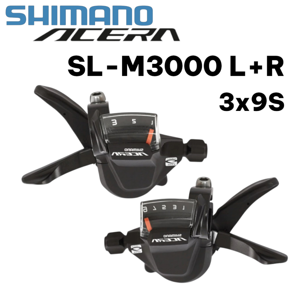 มือเกียร์ Shimano Acera SL-M3000 (L+R) | 3x9 สปีด | ของแท้ พร้อมส่ง