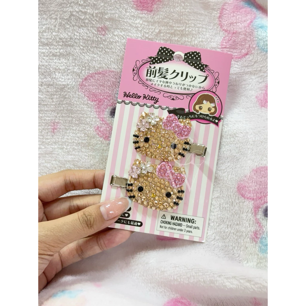 glowette.store กิ๊บ Sanrio 🤎 Hello kitty tan (พรีออเดอร์ 5-7วัน)