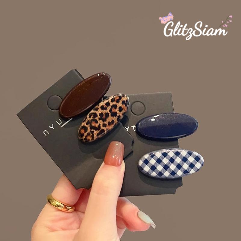 Glitzsiam🌸🌸กิ๊บติดผมขนาดกะทัดรัดสำหรับผู้หญิง กิ๊บปากเป็ดสไตล์เกาหลี หลากหลายสไตล์ ราคาไม่แพง ขนาดเล็กและสวยงาม.