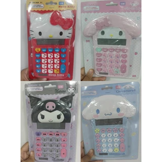 แท้! เครื่องคิดเลขSanrio พร้อมส่ง เครื่องคิดเลขคิตตี้ Kitty My Melody Kuromi น่ารัก ปากกา ซานรีโอ้