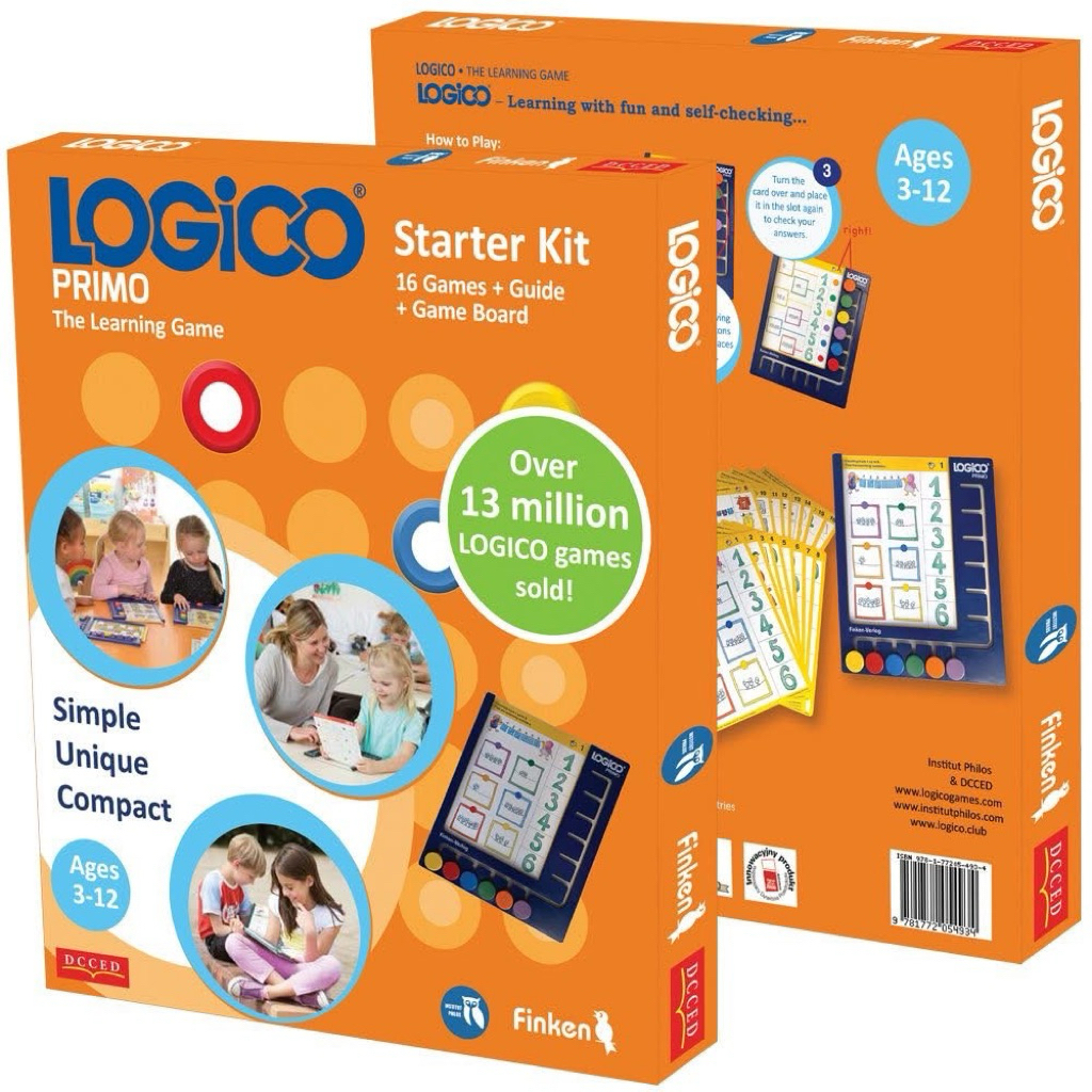 🇺🇸🇨🇦LOGICO PRIMO Starter Kit – บอร์ดฝึกคิด พัฒนาสมอง 3-12 ปี
