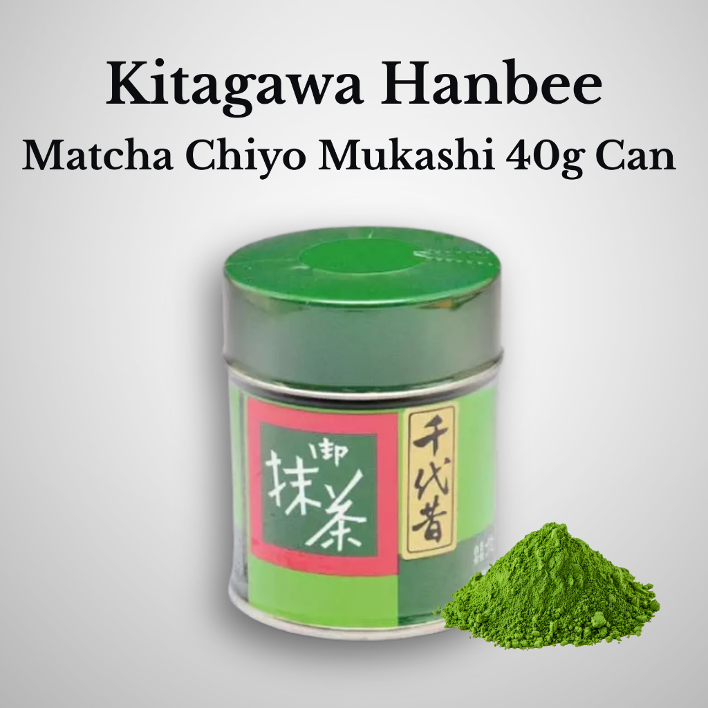 Kitagawa Hanbee Shoten Matcha Chiyo Mukashi 40g Can Kitagawa Hanbei