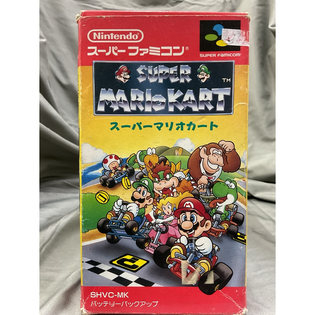 งานกล่อง ตลับแท้ [SFC] Super Mario Kart (Japan) (SHVC-MK) SM
