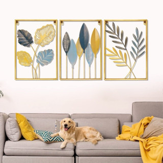 40x60cm กรอบรูป เหล็กดัดเรียบง่ายตกแต่งผนังแขวนผนังห้องนั่งเ…