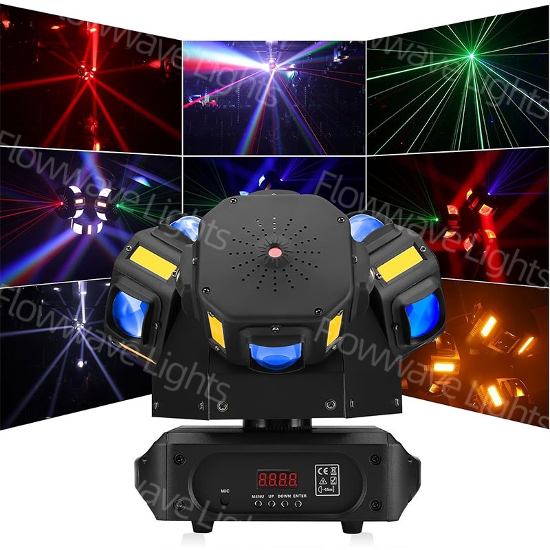 Flowwave ไฟดิสโก้ 3 หัวเคลื่อนไหว 150W รูปที่ 7