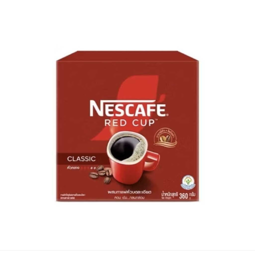 [ส่งขนาด360g.] NESCAFE RED CUP เนสกาแฟเรดคัพ คลาสสิค กาแฟคั่วบด2สายพันธุ์ อาราบิก้า โรบัสต้า หอมอร่อย เข้ม เต็มรสกาแฟ