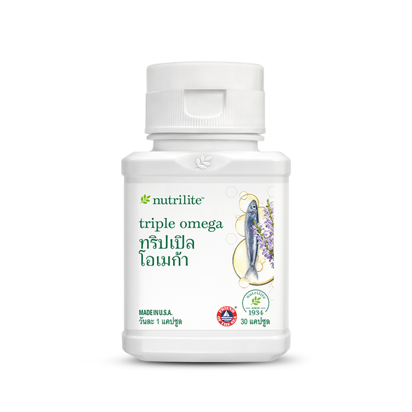 Nutrilite Salmon Omega Complex (น้ำมันปลา 30 / 60 / 120 แคปซูล) ฉลากใหม่