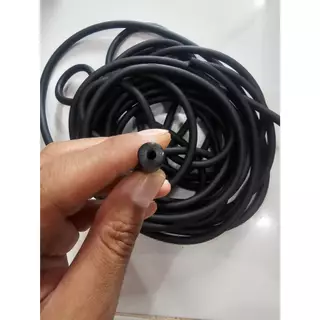 (ส่งจากไทย) ยางกลม *ตัดขาย 1 เมตร ขนาด 3*8 รู 3 มม. ความหนา 8 มม. รหัส 618