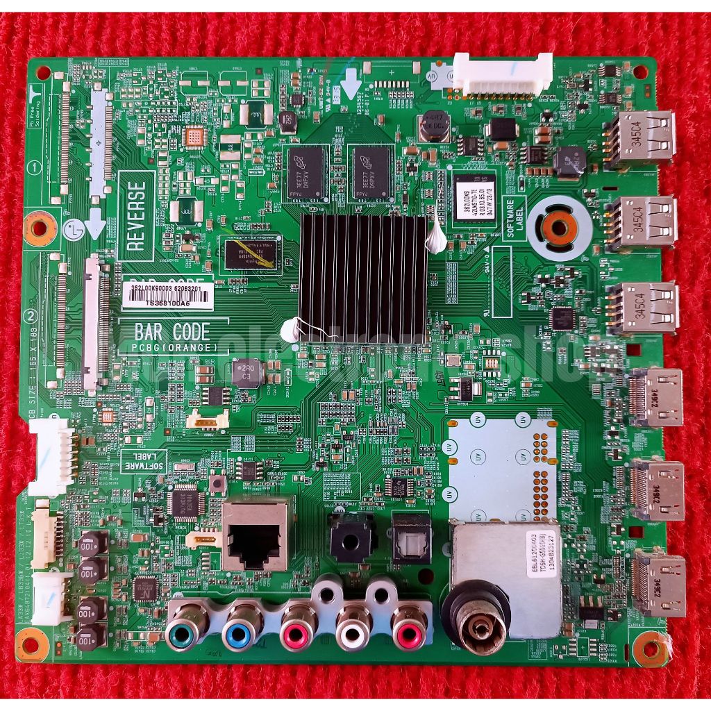 เมนบอร์ดทีวี LG รุ่น 42LN5710 , 47LN5710 , 55LN5710  พาสบอร์ด  EAX64872104