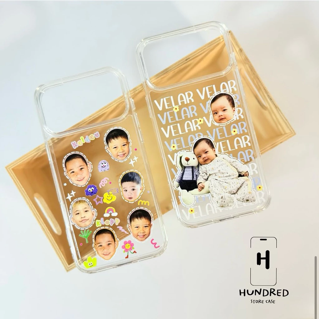 เคสใสกันกระแทกสกรีนลาย (Shockproof clear case) สกรีนลายตามสั่ง พร้อมแต่งภาพ
