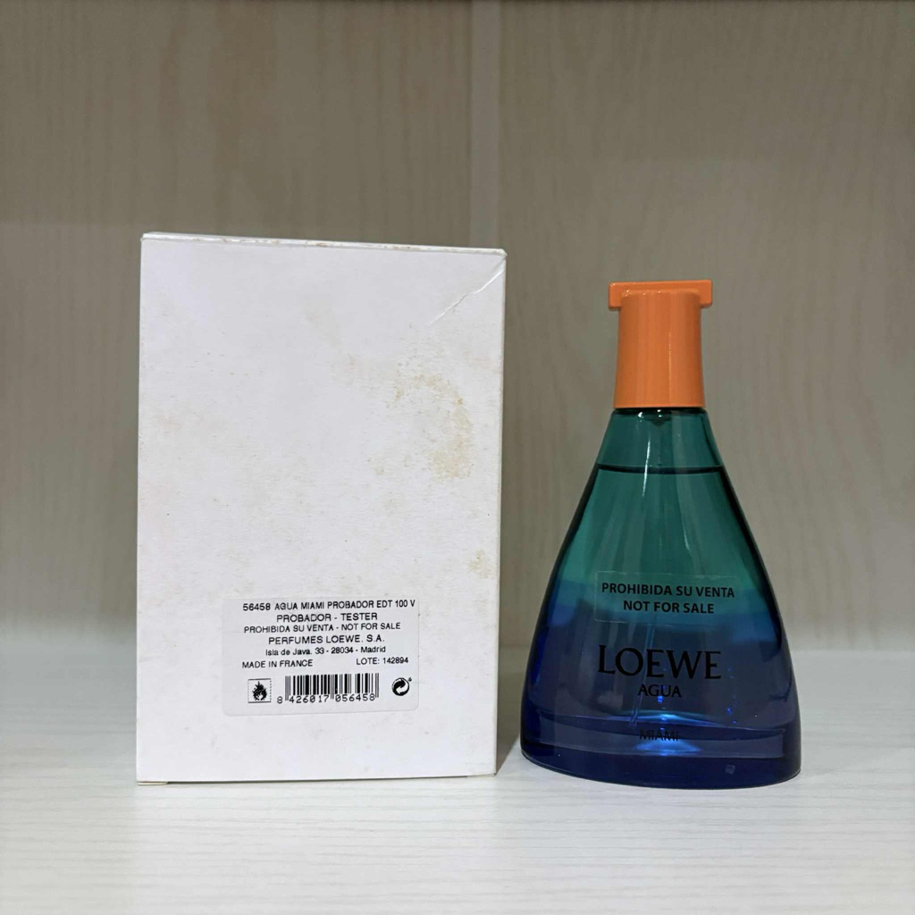 [น้ำหอมแท้ 💯] Loewe Aqua de Miami EDT 100ml กล่องเทสเตอร์เลอะคราบนิดหน่อย (Tester Box)