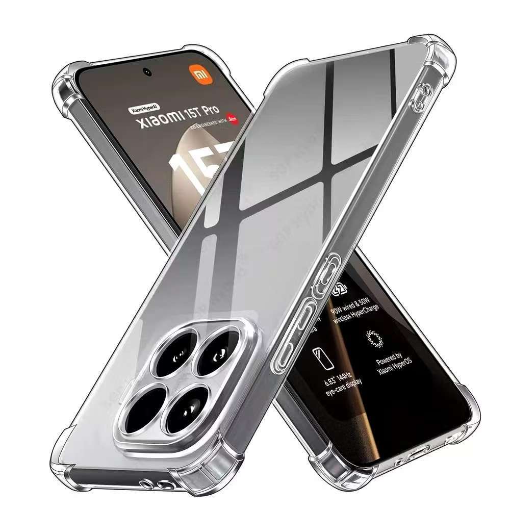 Xiaomi Mi 15T/Xiaomi Mi 15T Proตรงรุ่น(ส่งในไทย)เคสTPUใสกันกระแทกแบบคลุมกล้องXiaomi 15T 5G/Xiaomi 15