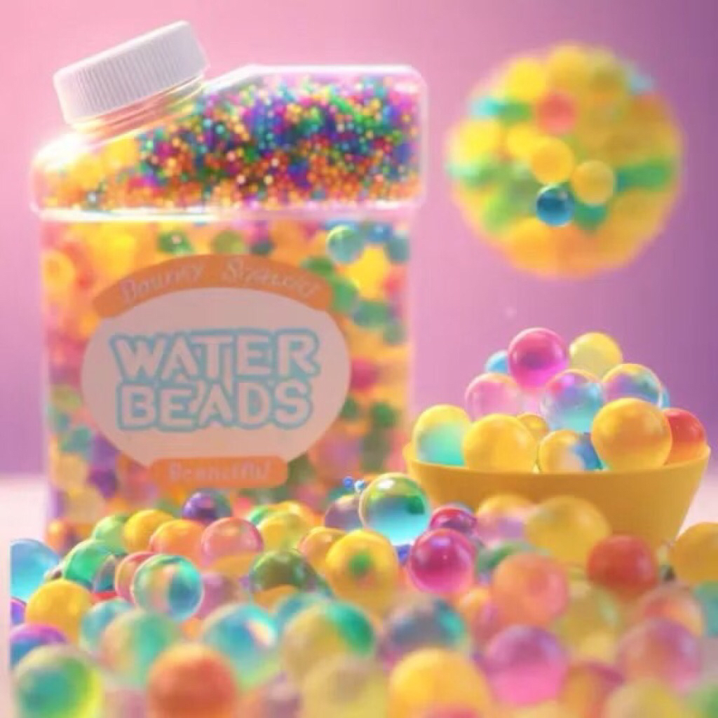 เม็ดบีด 110-270กรัม สำหรับดินปลูกต้นไม้ หรือ นำมาเล่นเป็น sensory play พัฒนากล้ามเนื้อมัดเล็ก