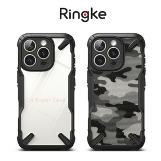 Ringke Fusion X เคสสำหรับ iPhone 16 Pro Max/16 Pro/16 Plus/16 เคสกันกระแทก คลุมกล้อง ขอบยาง TPU