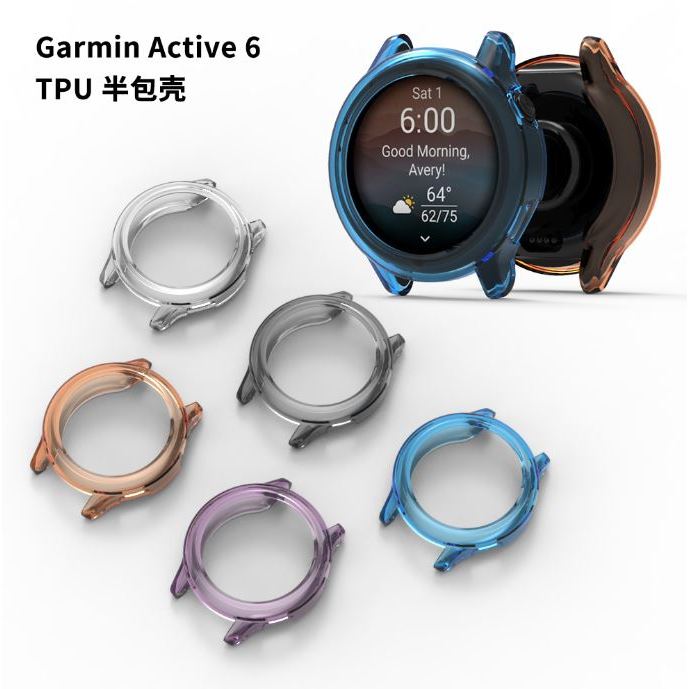 เคส Garmin Vivoactive 6 วัสดุ TPU แบบใส Protection Case กันกระแทก กันตก  ส่งไวทุกวันจากไทย ราคา ถูกที่สุด ดีลบีเคเค