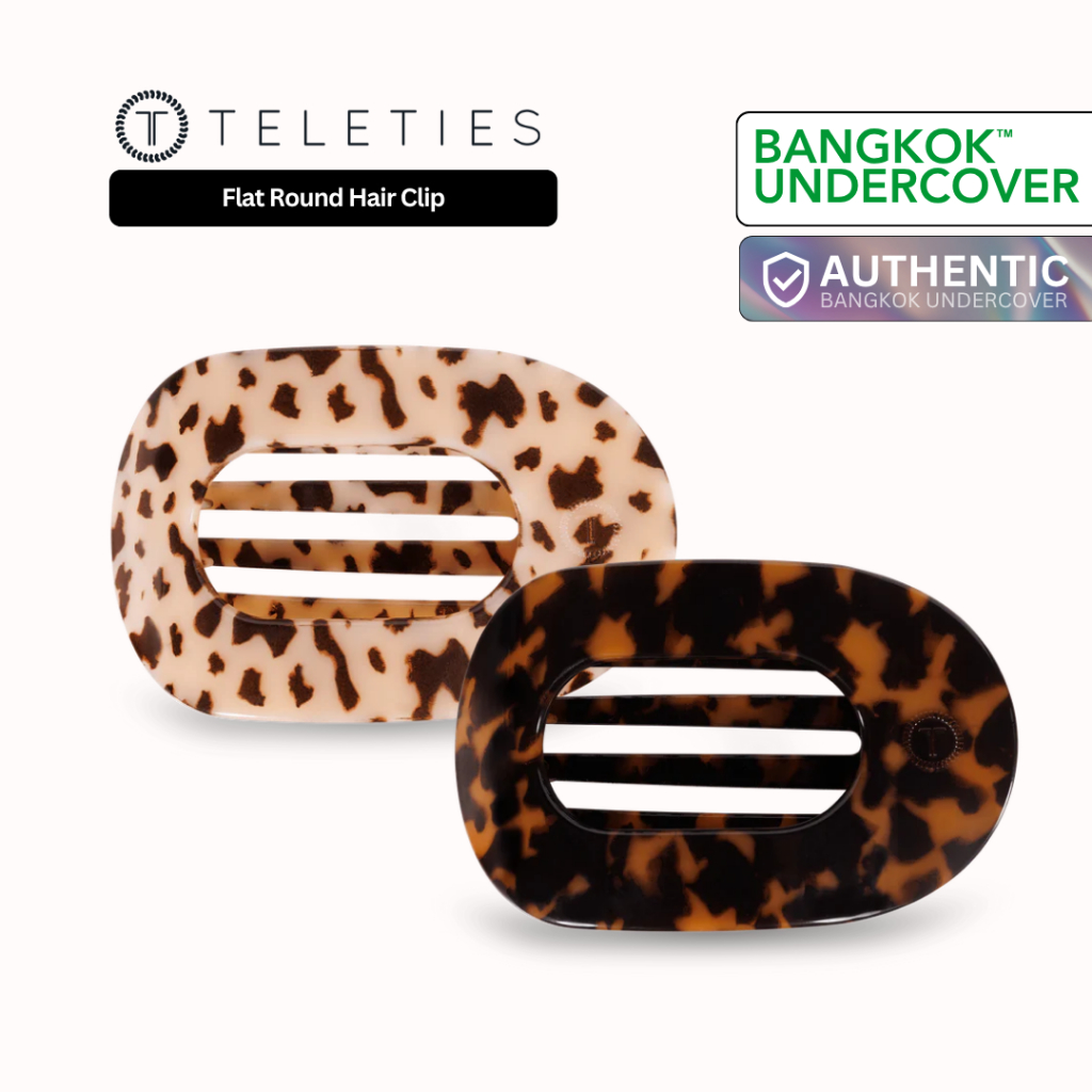 ส่งภายใน 2 ชม. กทม. | TELETIES Flat Round Hair Clip กิ๊บหนีบผมทรงกลมแบน