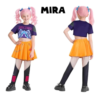 🔥มีส่งแมส จาก กทม🔥ชุด K-pop Demon Hunters ชุดรูมิ มีร่า มิรา โซอี้ Rumi Mira Zoey คอสเพลย์ ชุดเต้น การแสดง