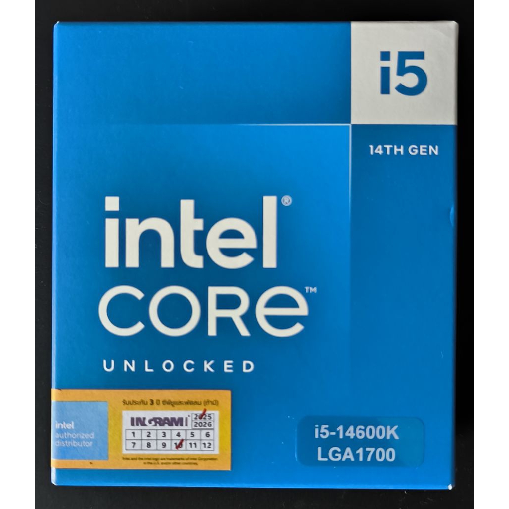 มือ1 LGA 1700 Intel Core-i5 14600K CPU with Intel graphics