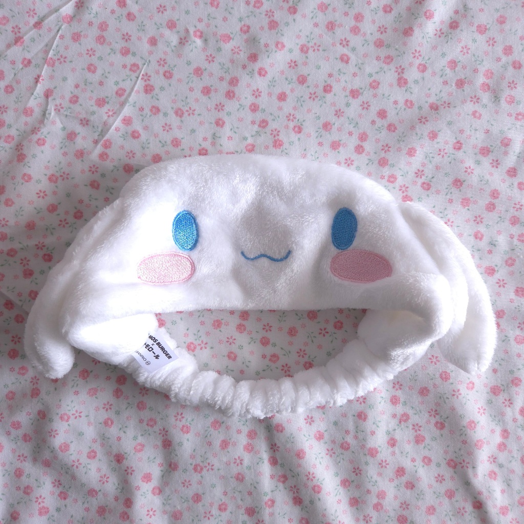 ผ้าคาดผม ชินนามอนโรล (Cinnamoroll Hairband) Mos Burger × Sanrio ของแท้