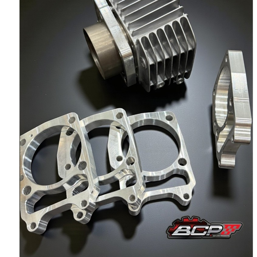 ปะเก็นมิเนียมCNC wave125 S-R-i ขนาด 4,5,13,15 มิล รูกลาง72