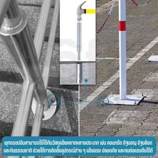 พุกดรอปอิน พุกฝัง พุกเกลียวใน สแตนเลส 304 ขนาด M6-M12 สำหรับงานคอนกรีต ใช้งานภายนอก ไม่เป็นสนิม