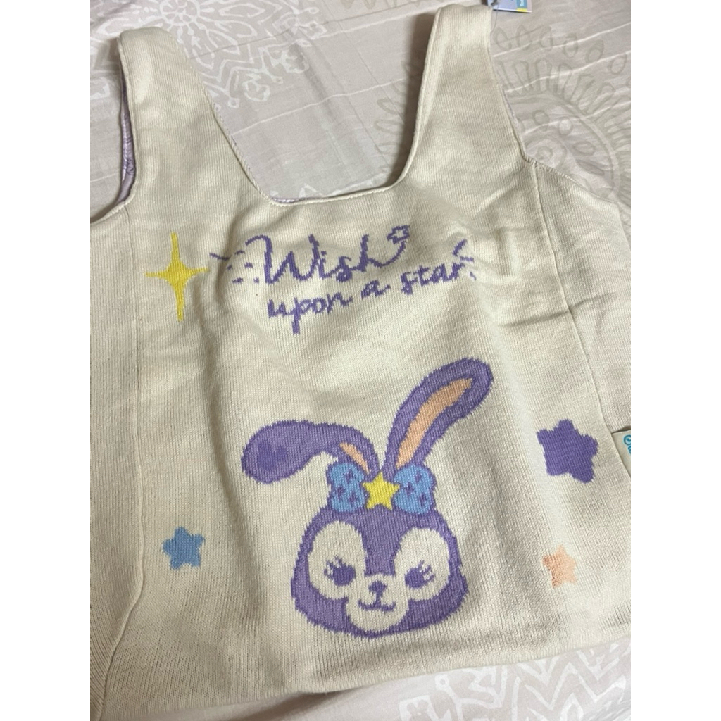 DISNEYLAND HK กระเป๋าลายสเตล่าลู ขนนุ่ม