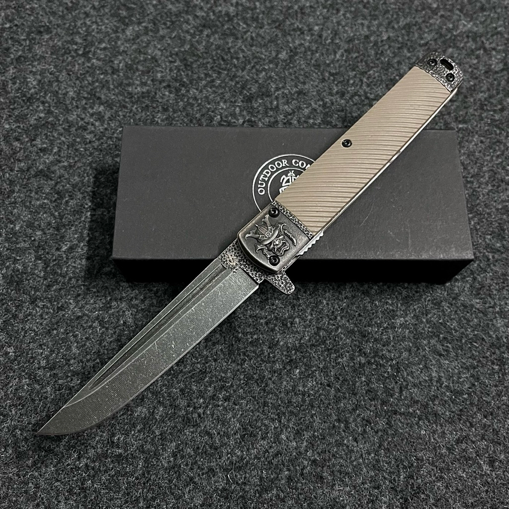 มีดพับ มีดพก มีดอเนกประสงค์ Haps Bugs (ขนาด 22.8CM) Kwaiken Blackwashed ของแท้ วัสดุใบ 5Cr15Mov แข็งแรง มีดปอกผลไม้
