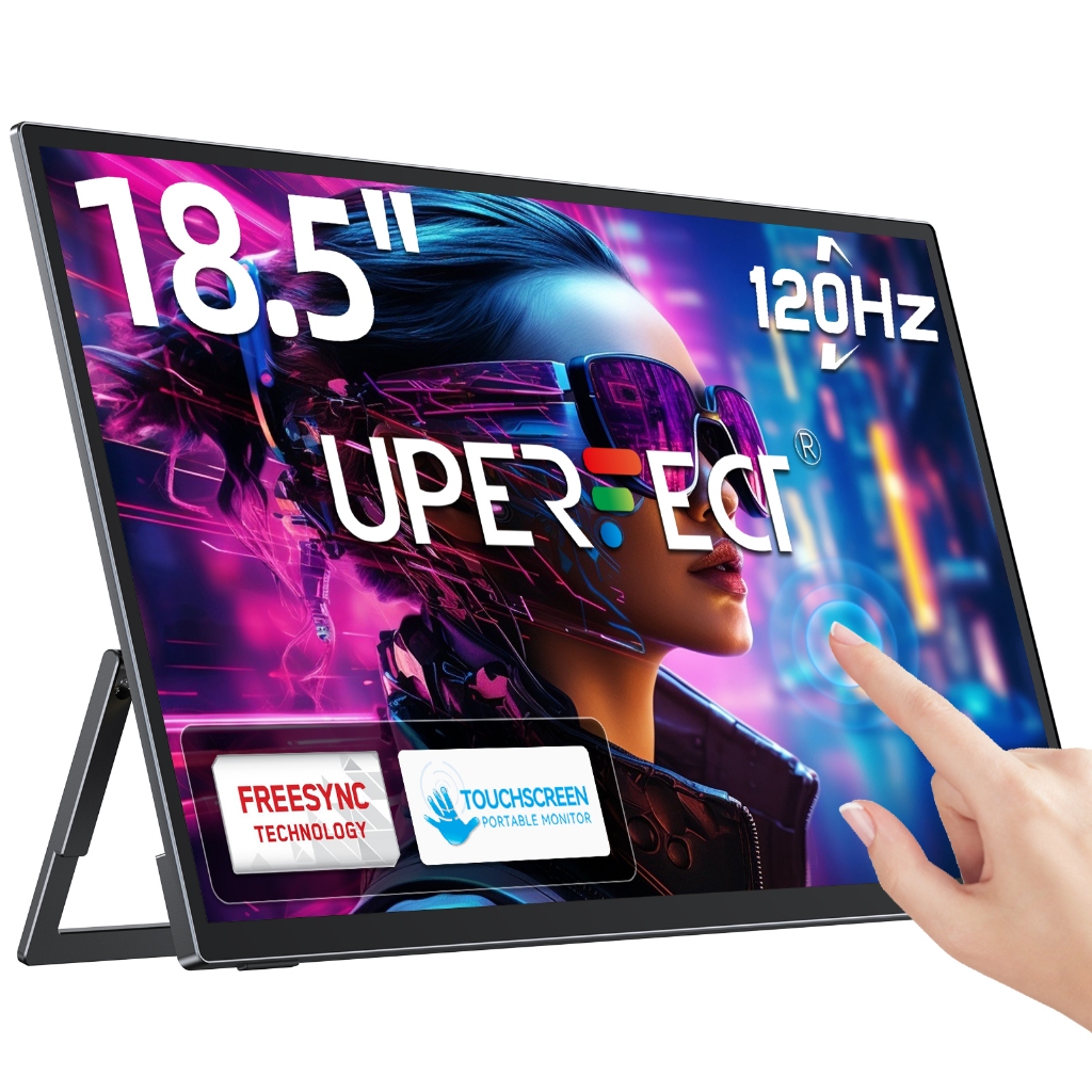 UPERFECT  2K/1080P Portable Monitor จอภาพแบบพกพา18.5/15.6inch Mobile Display  laptop monitor extende