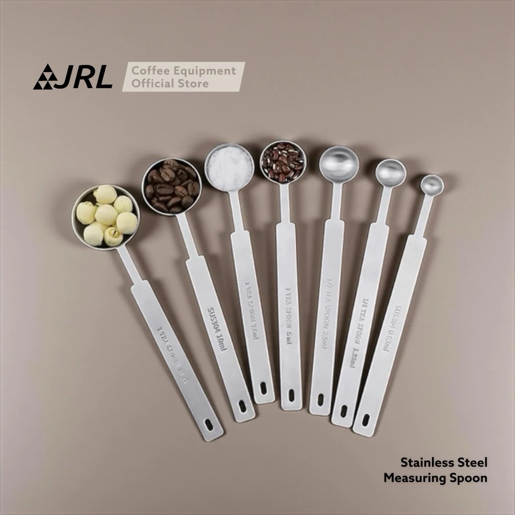 JRL ช้อนตวงสแตนเลส 1.25/2.5/3.75/5/7.5 มล ไซส์พิเศษ ตัวเลือก SS430/304