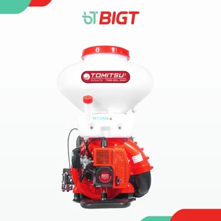 เครื่องพ่นปุ๋ย Tomitsu 4IN1 รุ่น(3WF) พ่นปุ๋ย/พ่นยา/พ่นลม/พ่นข้าว เครื่องหว่านข้าว เครื่องหว่านเมล็ดพันธุ์ 26Lลิ้นสแตนเล