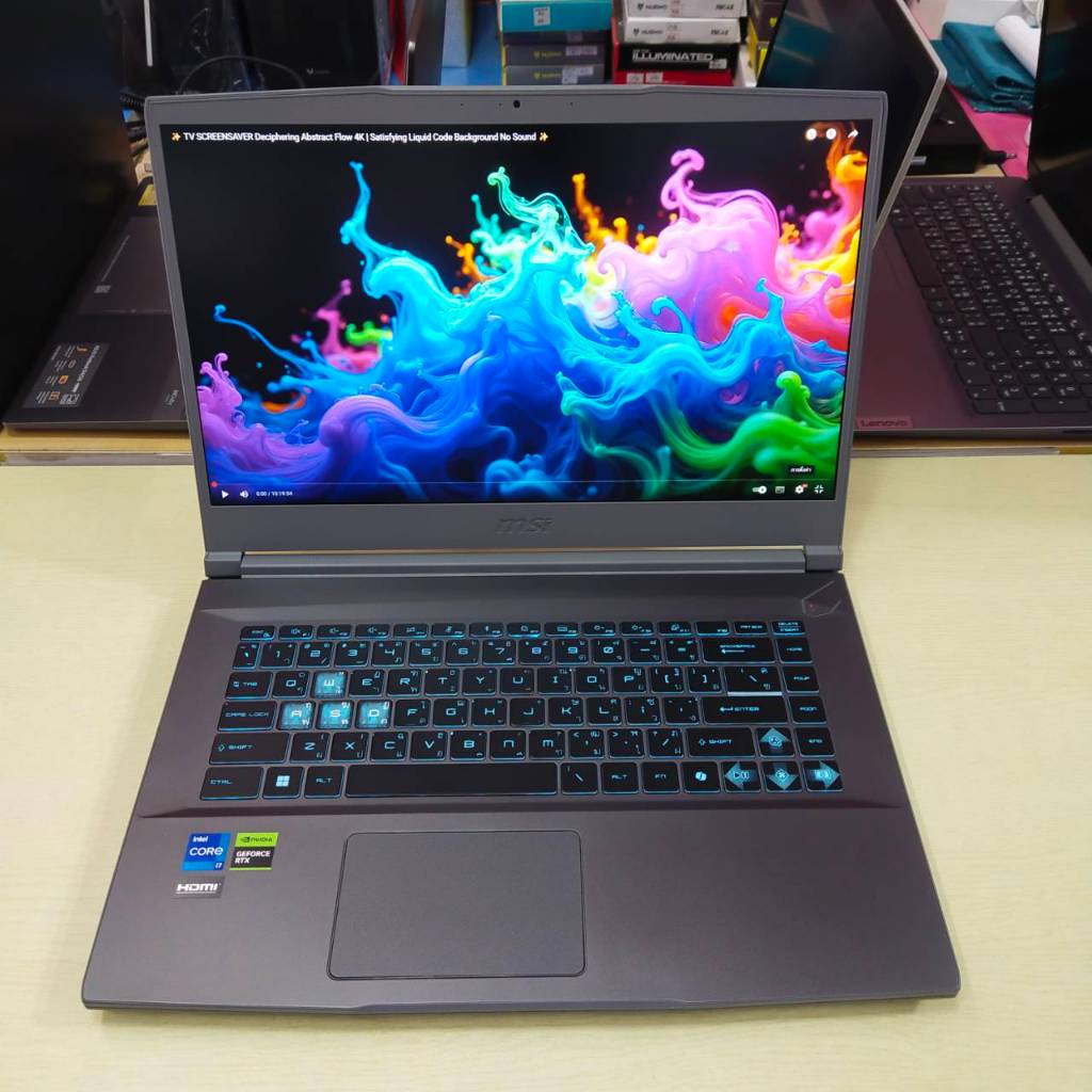 MSI THIN 15 B12UC-1887TH สภาพเครื่อง 95% (ประกันศูนย์ 30/03/2027)