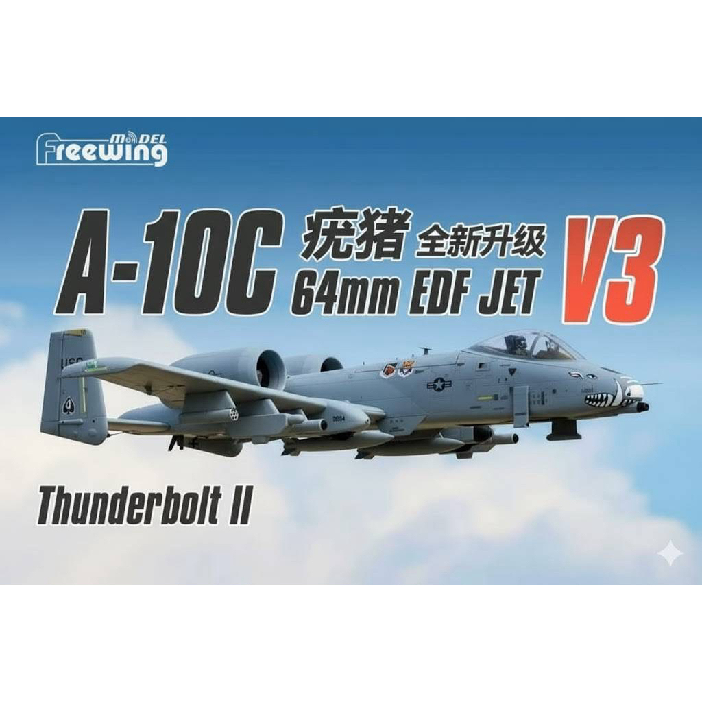 🇹🇭Twin 64mm A-10C Thunderbolt V3 PNP Freewing New!!!