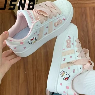 รองเท้า Kitty สตรี ไซส์ 36-40 - รองเท้าหัวหอยนางรม ใส่สบาย ดีไซน์น่ารัก สไตล์เกาหลี
