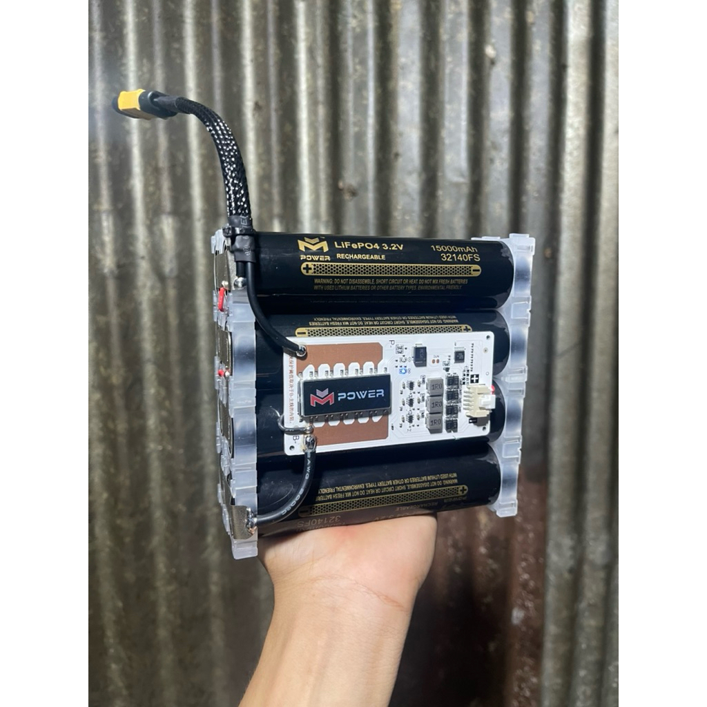 ชุดแต่ง14.6โวลต์ ลิเธียมฟอตเฟต 15A Bms50a Mpower