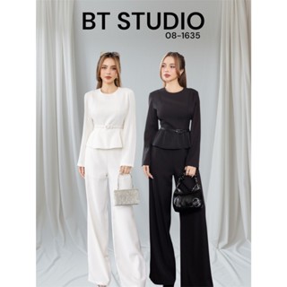 BT 08-1635 ชุดเซ็ท 3 ชิ้น เสื้อแขนยาวคอกลมอกเสริมฟองน้ำ ซิปห…