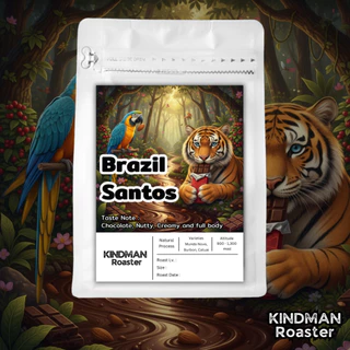 เมล็ดกาแฟ Brazil Santos Natural Process by KINDMAN Roaster