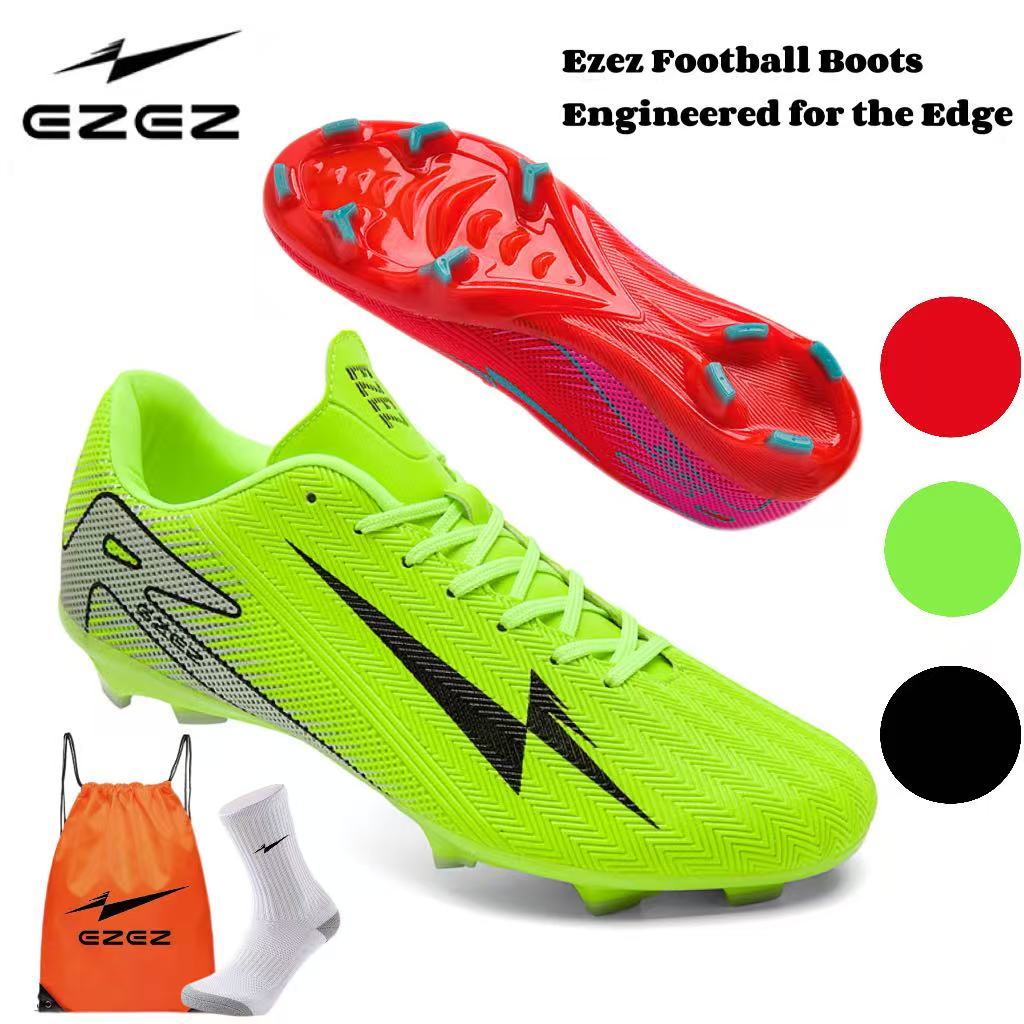 Ezez Typhoon Pro รองเท้าสตั๊ด รองเท้าฟุตบอล สำหรับเด็กและผู้ใหญ่ Size 37-44