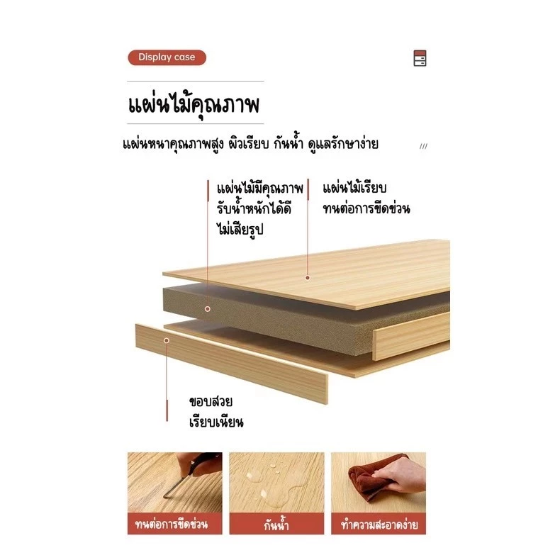 ตู้เก็บของ ชั้นวางของ ตู้โชว์อเนกประสงค์ สไตล์มินิมอล thumbnail 5