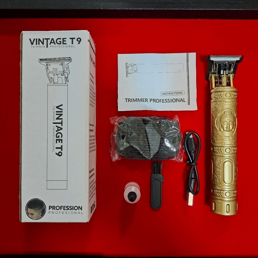 เครื่องตัดผม Vintage T9 Trimmer Professional ชาร์จไฟได้