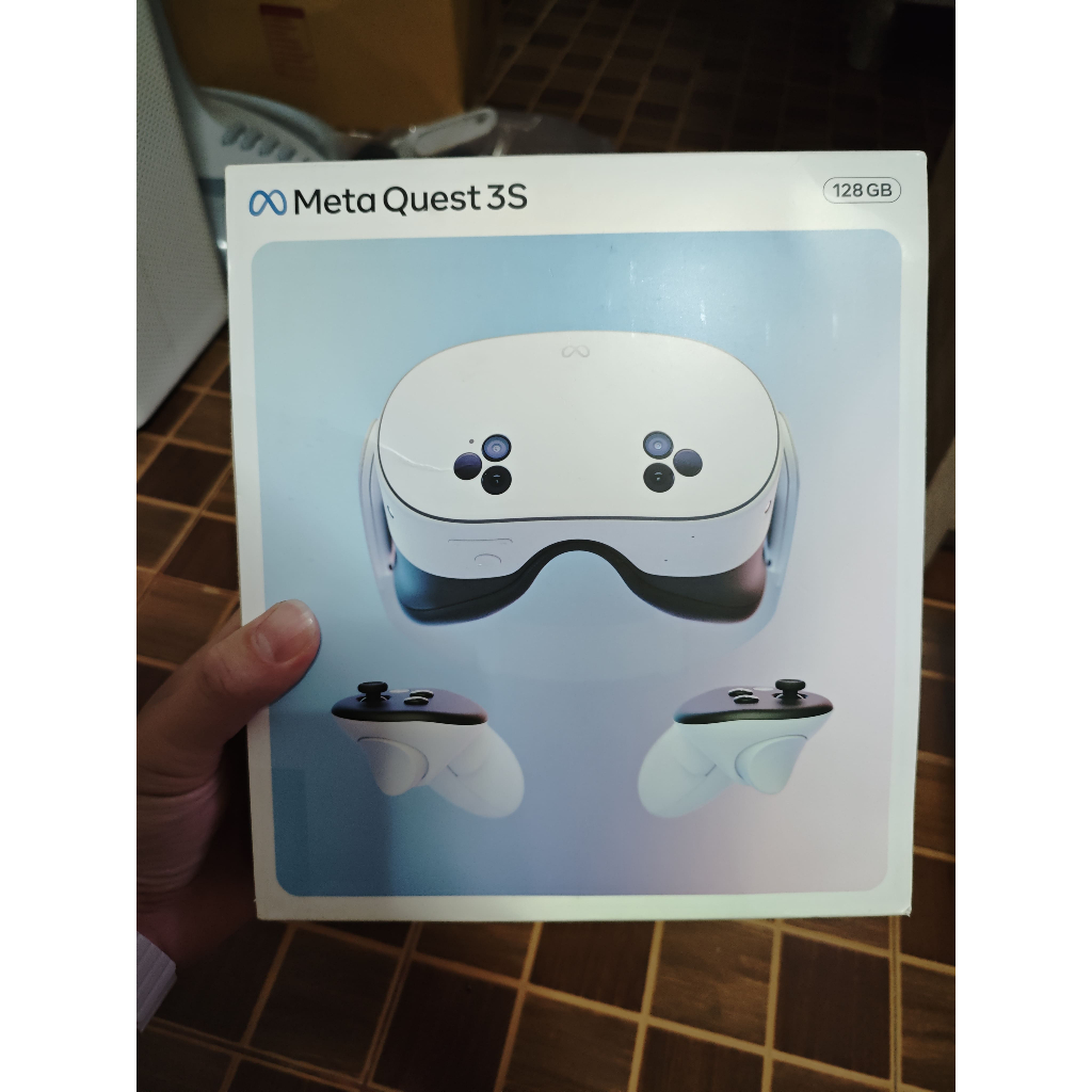 Meta Quest 3s 128g 256g อายุการใช้งานน้อย สวยมากครบกล่อง มีของแถม มีลงเกมไว้ 50-90 เกม