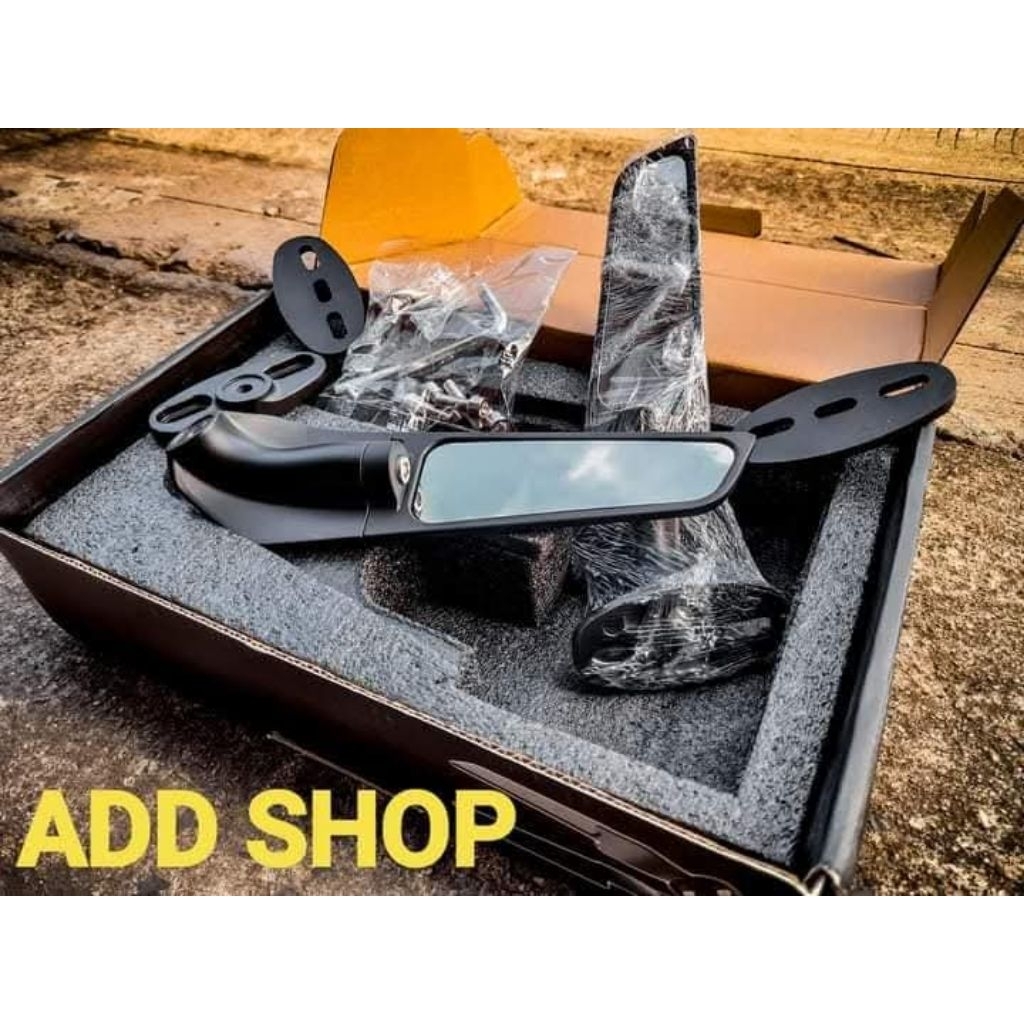 กระจกวิงเลท กระจกมองหลัง สำหรับรุ่น DEMONGR200R  DEMON150 CBR150 CBR250 CBR500 CBR650 R15 R3 Ninja40