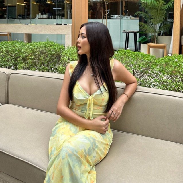 เดรสสายเดี่ยวแขนระบาย จากร้าน g2n.clothshop