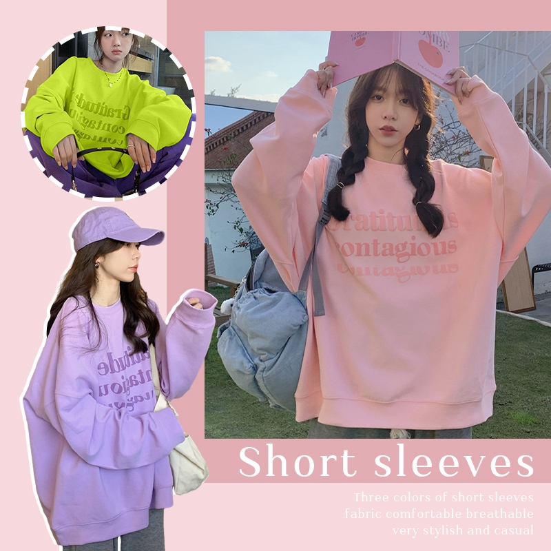 FBAShop จัดส่งไว เสื้อแขนยาวคอกลม สำหรับผู้หญิง แฟชั่นมาใหม่สไตล์เกาหลี งานดีงานปัง สาวๆรีบมาสั่งกันเลย มี 4 สีนะ พร้อมส