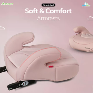 DAIICHI - Innofix Booster Car Seat (ระบบBelt/Isofix) บูสเตอร์สำหรับเด็กโต ตั้งแต่ 3-12 ปี (Black)