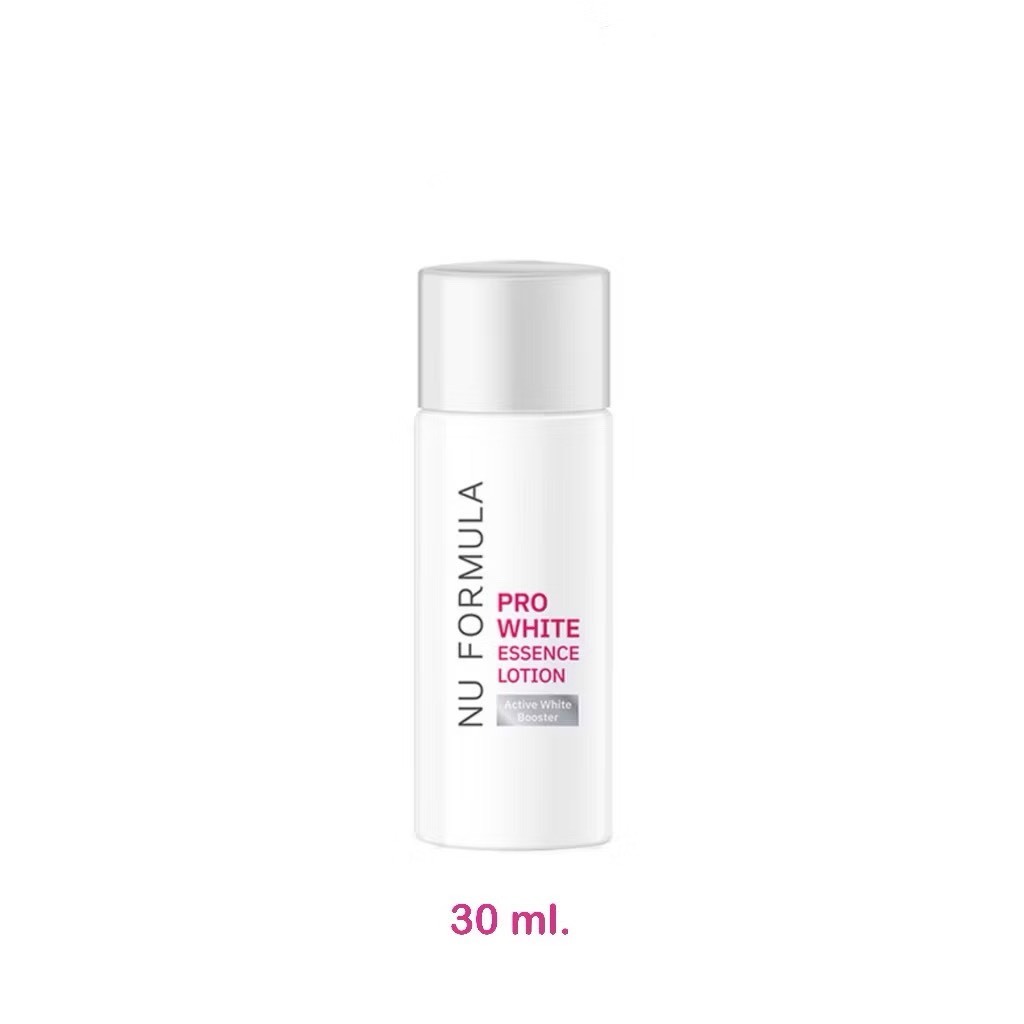 Nu Formula Pro White Essence Lotion 30ml. น้ำตบบูสผิวหมองให้กระจ่างใส ด้วย 5D whitening