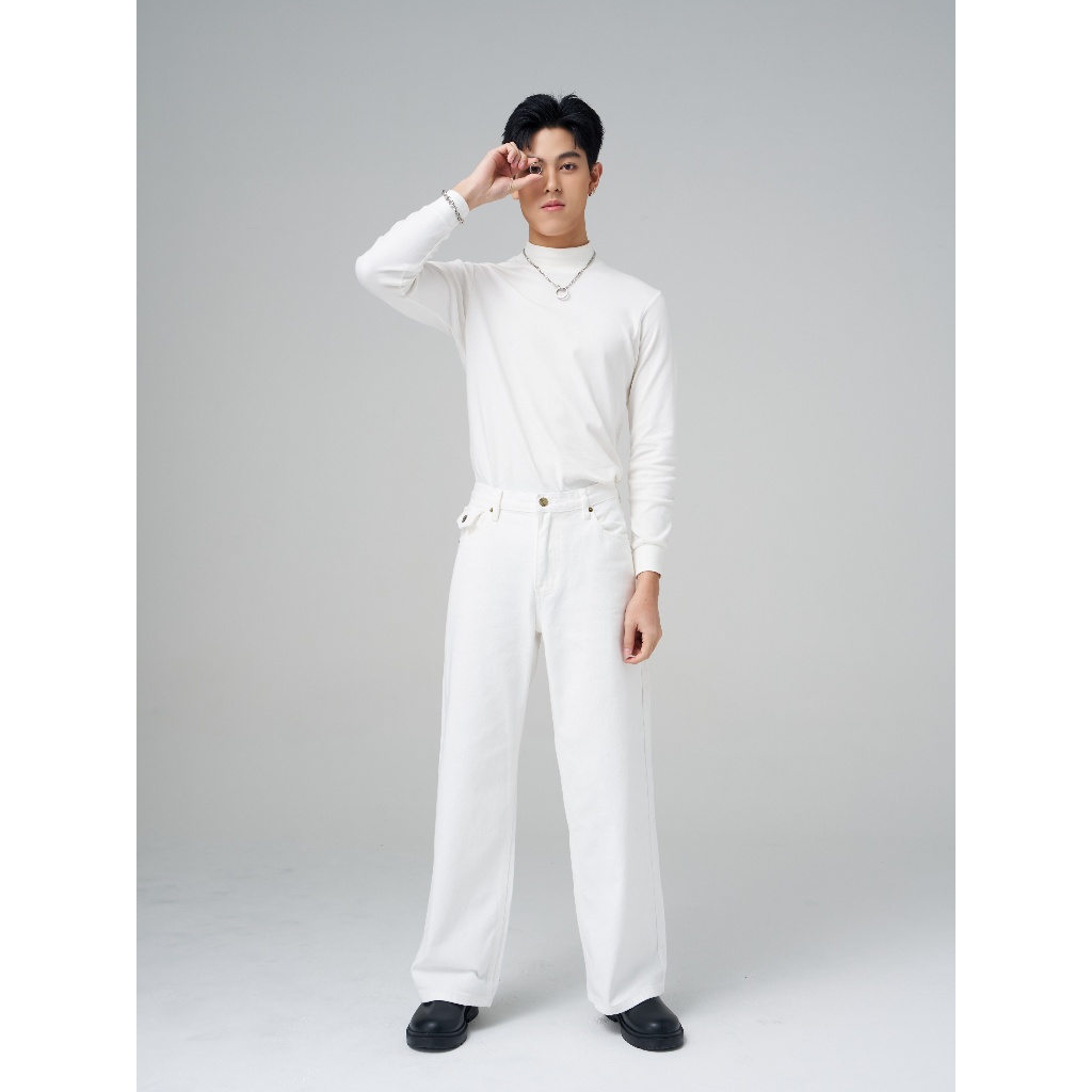 Niyom Jeans collection INDIGO : รุ่น  B286.3 กางเกงยีนส์ ทรงกระบอกใหญ่ ราคา ถูกที่สุด ดีลบีเคเค แกลเลอรีภาพที่ 2