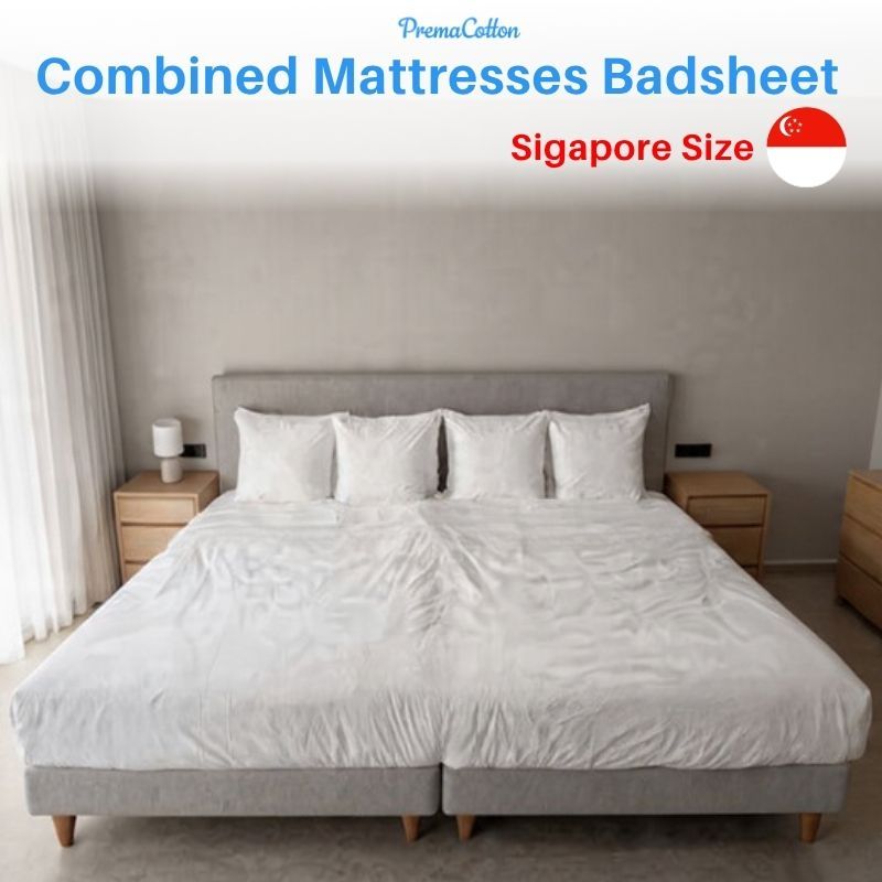 PremaCotton 100% Co-Sleeping Bedsheet for Combined Mattress | OEKO-TEX Certified | Singapore