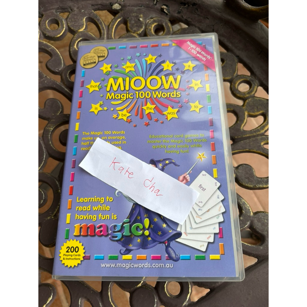 Flash card ภาษาอังกฤษ จากออสเตรเลีย มือสอง