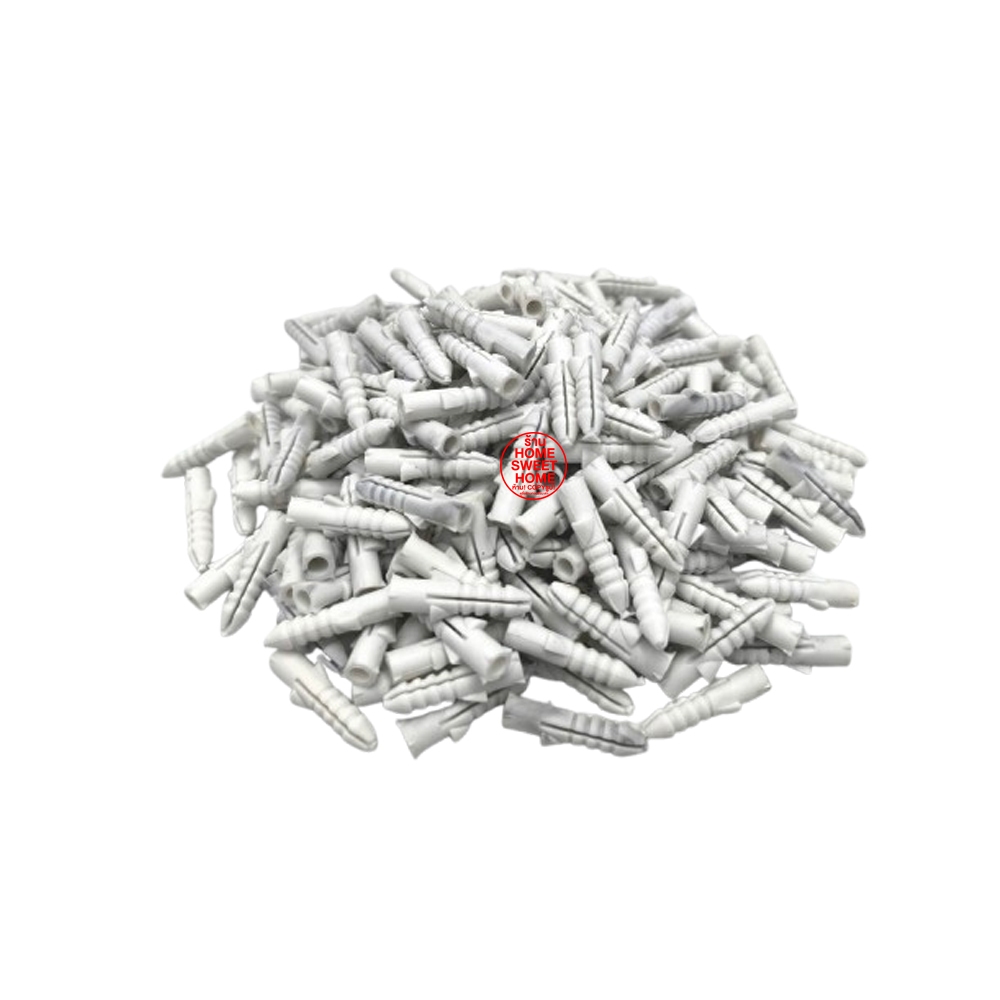 พุกพลาสติก พุกยึดติดผนัง (1 กิโลกรัม)  เบอร์ 5 / 6 / 7 / 8 พุ๊ก ปุ๊กพลาสติก พุกพลาสติก สกรู ยึดผนัง ติดผนัง Clearance - รูปที่ 2